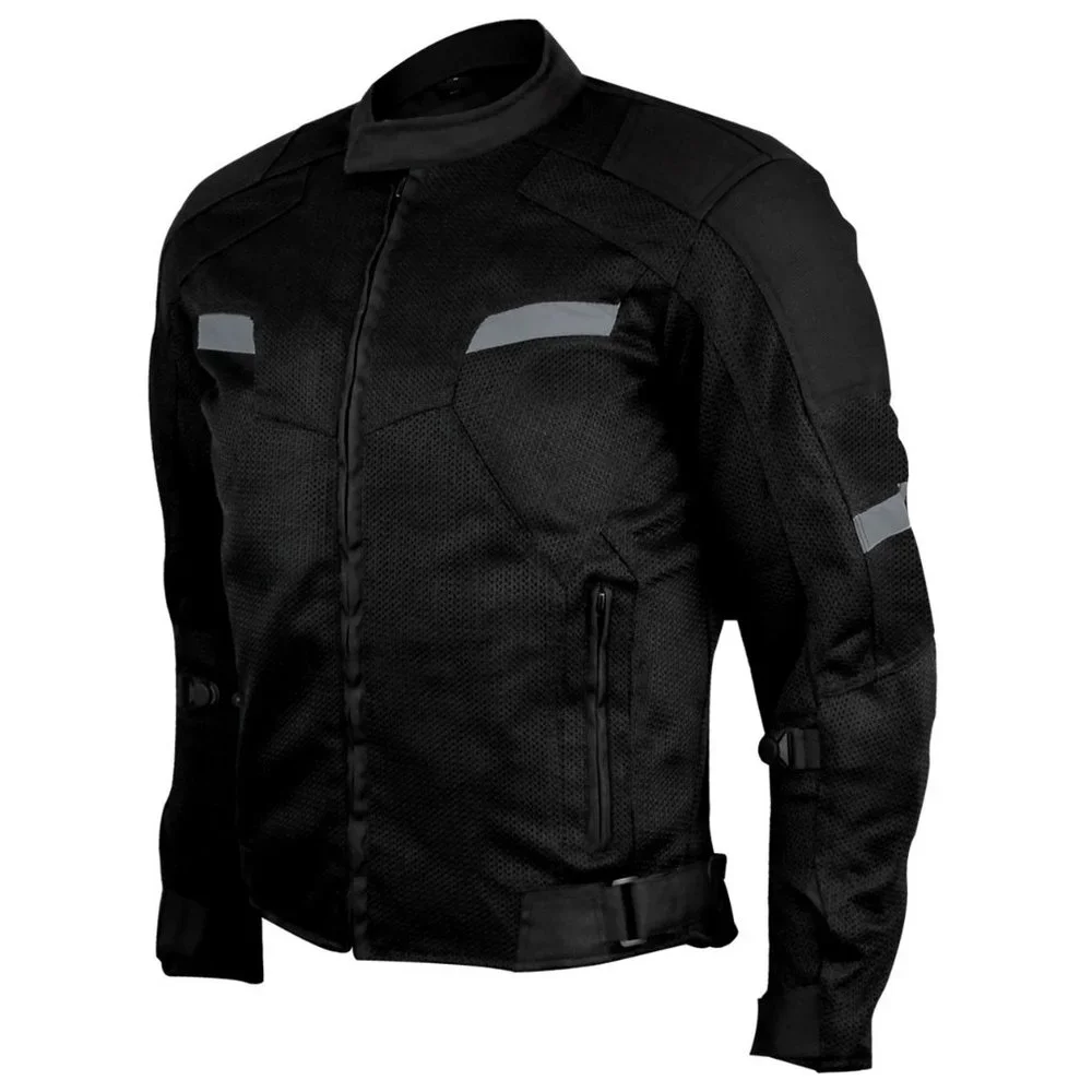 NWT Advance Vance VL1622B Mens All Weather Season CE Armor Mesh Moto Jacket - Picture 1 of 11